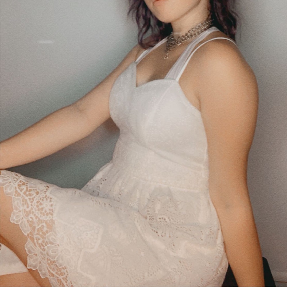 White dress